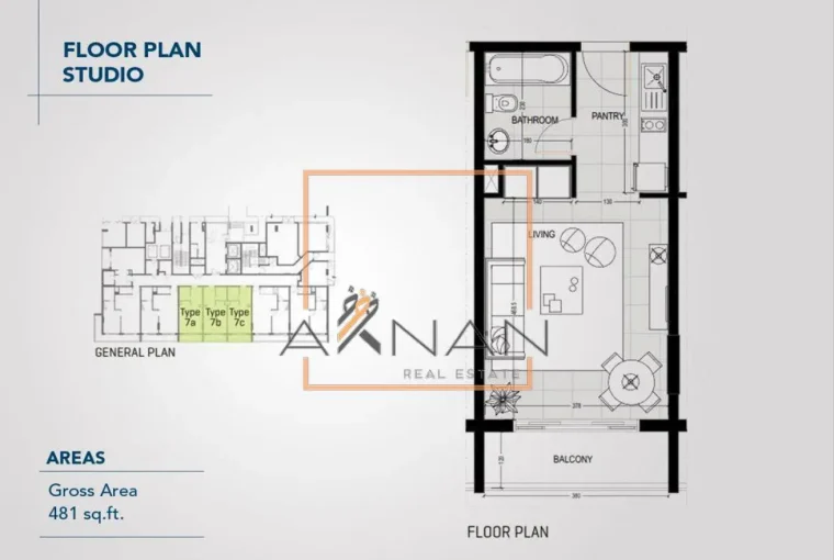 APARTMENT FOR SALE IN KAPPA ACCA 3, DUBAI SOUTH (DUBAI WORLD CENTRAL)